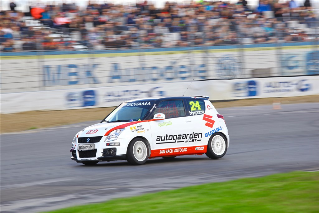 Tommy Nygaard under finalen på Jyllandsringen i 2017.
(Foto: Karsten Damm)